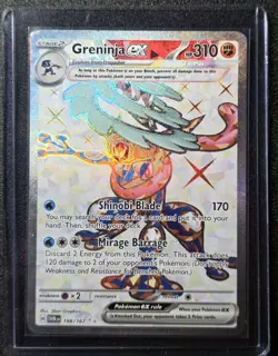 Pokemon Greninja EX Ultra Rare Holo Sv06 Twilight Masquerade 198/167 310HP - Image 1
