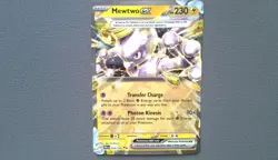 Mewtwo EX #58/182 Paradox Rift Double Rare Pokemon TCG NM - Image 1