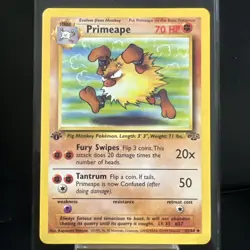Pokemon Primeape Jungle 1st Edition 43/64 NM/LP - Image 1