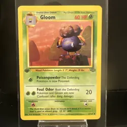 Pokemon TCG Gloom 1st Edition Jungle Uncommon 37/64 - Image 1