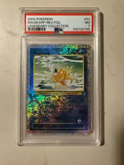 Magikarp 52/110 Legendary Collection Reverse Holo NM PSA 7 Pokemon 2002 - Image 1
