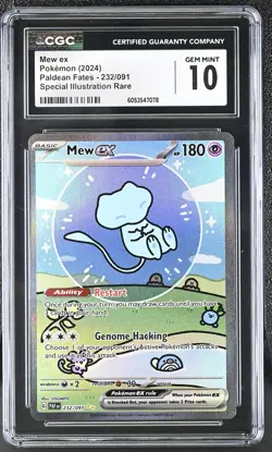 Mew EX 232/091 Special Illustration Rare Pokemon CGC 10 Gem Mint *078 - Image 1