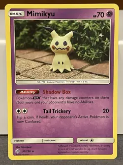 Mimikyu - Pokemon Cosmic Eclipse 97/236 - Rare - NM - Image 1