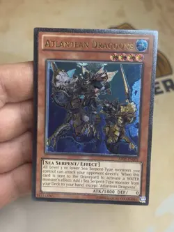 Atlantean Dragoons AP02-EN001 Ultimate Rare YuGiOh! NM EURO Print - Image 2