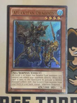 Atlantean Dragoons AP02-EN001 Ultimate Rare YuGiOh! NM EURO Print - Image 3