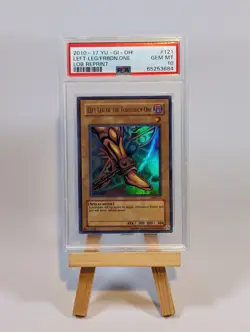 2010 Left Leg of the Forbidden One LOB Reprint Yu-Gi-Oh #121 PSA 10 - Image 1