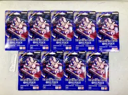 LOT OF 9 One Piece TCG OP-14 Azure Sea's Seven Sleeved Booster Packs English NEW - Image 1