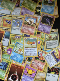 Vintage Pokemon Cards Bundle x 100 including base set 1999 WOTC - Image 5