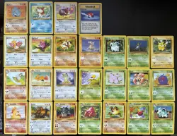 Vintage jungle Pokemon Cards Bundle x 25 Good Condition 1999 WOTC - Image 2