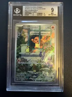 Charmander 044 Sv: Scarlet & Violet Promo Cards Holo BGS 9 - Image 1
