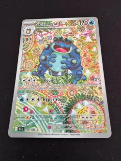 Seismitoad Illustration Rare - POKEMON CARD - Black Bolt 105/086 NM - Image 1