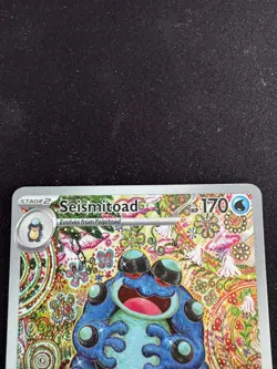 Seismitoad Illustration Rare - POKEMON CARD - Black Bolt 105/086 NM - Image 3