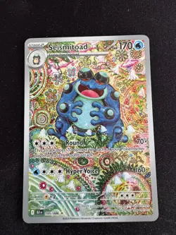 Seismitoad Illustration Rare - POKEMON CARD - Black Bolt 105/086 NM - Image 5
