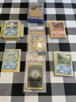 110 Pokemon TCG Lot w/ 2 Graded Cards!!! Read Desc! - Image 1