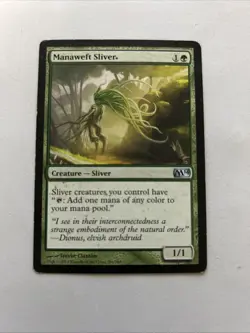 Manaweft Sliver Magic 2014 / M14 NM Green Uncommon MAGIC MTG CARD ABUGames - Image 1