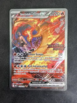 Team Rocket's Moltres ex - (Destined Rivals Stamp) 229/182 Miscellaneous Cards & - Image 1
