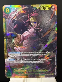 One Piece Card Game Donquixote Rosinante OP04-119 Sec - Kingdoms of Intrigue -NM - Image 1
