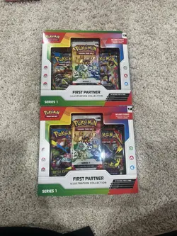 x2 Pokemon Trading Card Game - First Partner Illustration Collection - Series 1 - Image 1