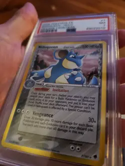 PSA 7 NM Nidoqueen 7/101 EX Dragon Frontiers Holo Pokemon Card - Image 2