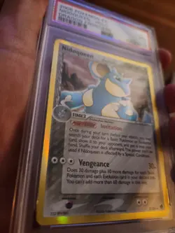 PSA 7 NM Nidoqueen 7/101 EX Dragon Frontiers Holo Pokemon Card - Image 3