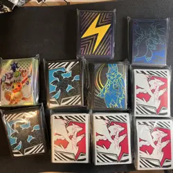 10x Pokemon ETB Card Sleeves-Lot of 10 (65 SLEEVES/Pack) - Image 1