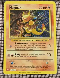 x1 Magmar 006/034 Holo Classic Collection CLC Promo 2023 Pokemon Card - Image 1