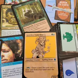 MTG Commander Magic Deck 100 Cards - Gretchen Titchwillow SNAKES Green and BLUE - Image 1