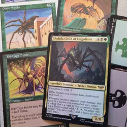 Deck of Magic Commander Cards =***SPIDERS*** Shelob, Child of Ungoliant LotRings - Image 1