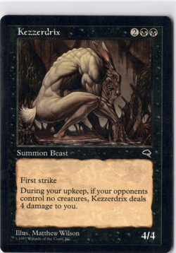 Kezzerdrix LP* Tempest ENGLISH vintage mtg -UnltdCards - Image 1