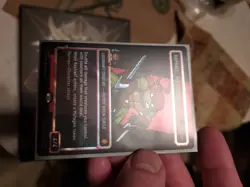 Raphael, the Muscle (0091) (Borderless) (Surge Foil) Commander: TMNT. Pixel ! - Image 2