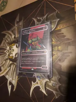 Raphael, the Muscle (0091) (Borderless) (Surge Foil) Commander: TMNT. Pixel ! - Image 4