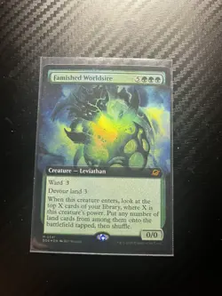Famished Worldsire - Extended Art Foil - Edge of Eternities- Magic the Gathering - Image 1
