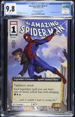 Amazing Spider-Man #1 CGC 9.8 Magic The Gathering Edition "C" Variant MTG ASM 15 - Image 1