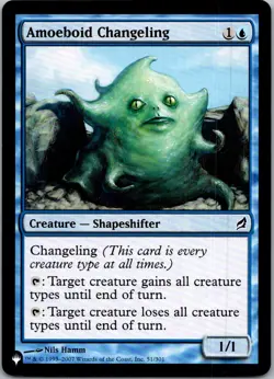 Amoeboid Changeling (LRW) C The List Reprints 51/301 NM Normal - Image 1