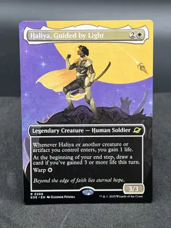 Magic MTG - Haliya, Guided by Light (Borderless) - Edge of Eternities EOE - Image 1