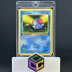 Tentacool - 1999 Pokemon Fossil - #56/62 - 1st Edition - Image 1