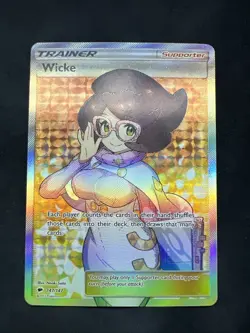 Pokemon TCG - Sun & Moon Burning Shadows Wicke Full Art 147/147 - LP - Image 1