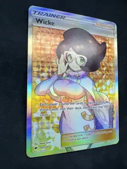 Pokemon TCG - Sun & Moon Burning Shadows Wicke Full Art 147/147 - LP - Image 2