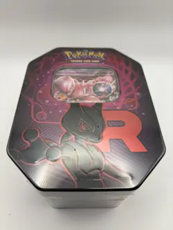 Pokemon TCG Destined Rivals Team Rocket Tin: Mewtwo Ex - Image 1