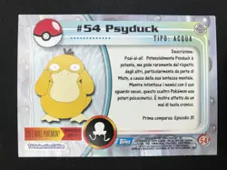 Pokemon Topps Serie 1 Psyduck 54 ITA Nintendo Non Holo - Image 2