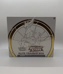 Pokemon TCG Sword & Shield Brilliant Stars Factory Sealed Elite Trainer Box - Image 1