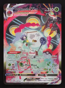 Pokemon TCG Orbeetle Vmax TG13/TG30 Lost Origin Trainer Gallery Ultra Rare NM - Image 1