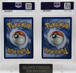 PIKACHU MIMIKYU PSA 9 SET OF 2 BLACK STAR PROMO SUN & MOON SM162 SM163 POKEMON - Image 2