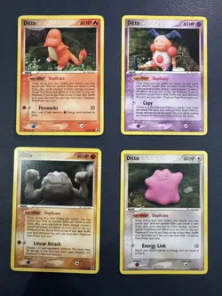 Pokemon TCG Ditto 4 Pack 35/113, 61/113, 31/113, 62/113 Delta Species - Image 1