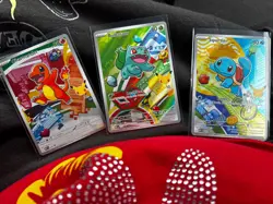 Pokemon First Partner Illustration Collection MEP Bulbasaur Charmander Squirtle - Image 1