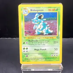 Pokemon TCG Nidoqueen Jungle 7/64 Holo Rare MP. - Image 1