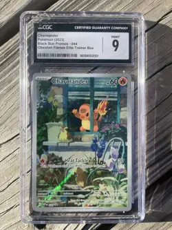 Pokemon TCG Charmander Obsidian Flames Promo #044 CGC 9 - Image 1