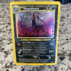 Pokemon Houndoom Double Holo Neo Revelation 8/64 - Image 2