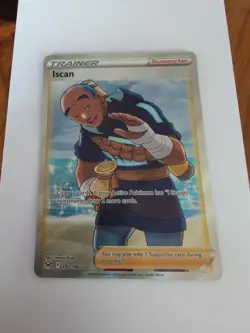 Iscan 192/196 Pokemon TCG Sword & Shield Lost Origin Full Art Trainer NM - Image 1