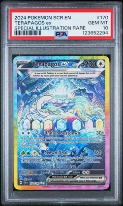Pokemon PSA 10 Stellar Crown Terapagos ex SIR #170 - Image 1